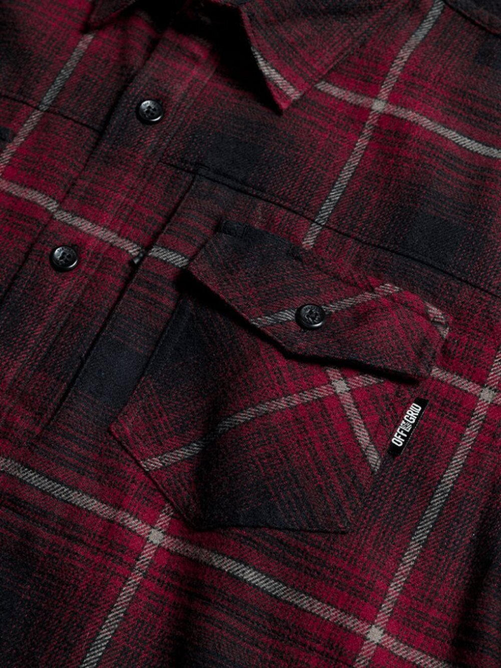 Off The Grid Surplus Destroyer Flannel - Black - Picture 8 of 8